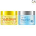 2 Sets Remover Wipes, with Turmeric & Salicylic Acid, Exfoliating Face Cleansing Pads for Hydrating, Moisturizing & Calming for Sensitive Skin
