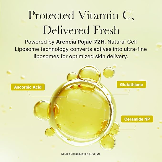 Arencia Vitamin C Glutathione Booster Essence, Facial Essence with Niacinamide, Dark Spot Care, 95 mL/3.21 fl oz