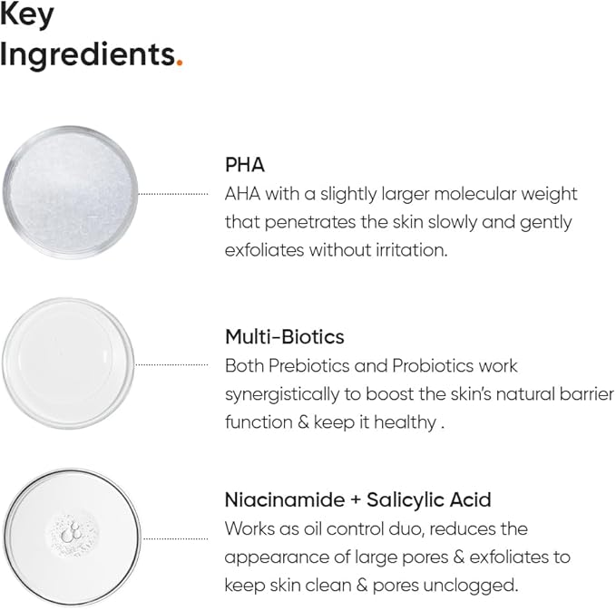 Minimalist 3% PHA Alcohol Free Hydrating Face Toner for Pore Tightening | Mild Exfoliation, pH Balancing & Rebalancing Skin Microbiome | for Women & Men | 5 Fl Oz / 150 ml