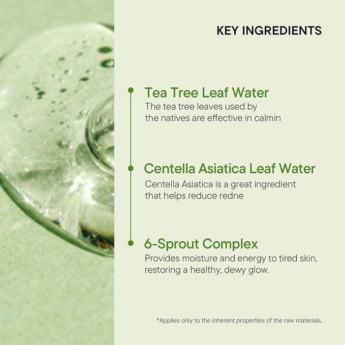 IUNIK Tea Tree Relief Serum – Tea Tree & Centella Asiatica Lightweight Vegan Ampoule for Soothing, Calming & Oil Balance, Korean Skincare for Acne-Prone Skin, 50ml / 1.69 fl oz