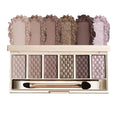 Cool Mauve Grey Eyeshadow Palette, 6 Matte & Shimmer Eye shadow – Taupe Grey, Dusty Mauve, Charcoal Plum & Silver Lilac Glitter, High Pigment, Long-Lasting Smokey Eye Makeup for Brown & Green Eyes 3
