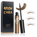 Tattoo Eyebrow Gel Easy Peel Off - Eyebrow Tint Peel Off Long-Lasting Waterproof Transfer-Proof Brow Gel For Fuller & Defined Looking Eyebrows (Warm Brown)