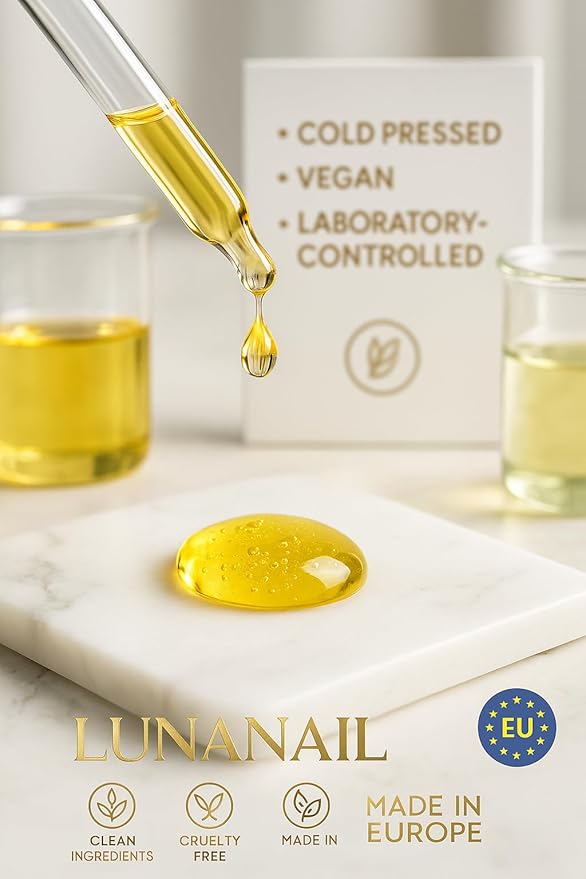 Cuticle Oil for Nails & Growth, Roll-On | Vitamin E & Jojoba Nail Strengthener Serum | Deep Hydration for Dry, Damaged Cuticles | Overnight Repair Treatment | Vegan (Cherry Wine)