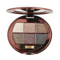 Shimmer Glitter Metallic Mini Eyeshadow Palette – 6-Color Neutral Cool-Tone Eye Shadow Kit, High Pigment Nude Smokey Eyeshadow, Long-Lasting Blendable Sparkle Eye Makeup Palette for Daily & Glam Looks