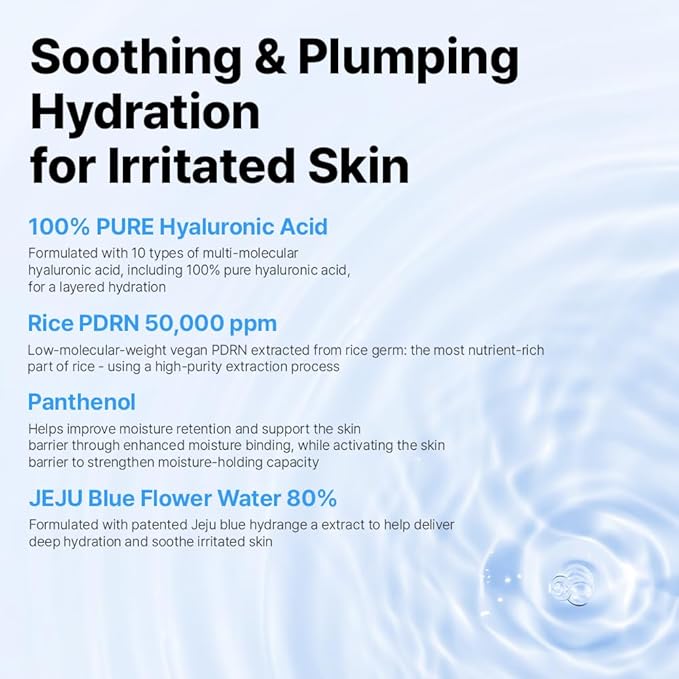 Blue Hydrangea Hyaluronic Acid Moisturizing Toner