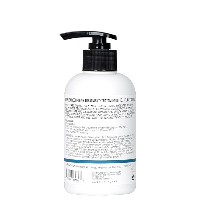 Rebonding Treatment For All Hair Types | For Damaged, Dry, Brittle, Colored, Permed, and Chemically-Treated Hair | Safe for Hard Water | Reconnect Broken Disulfide Bonds