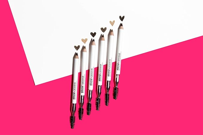 wet n wild Brow-Sessive Brow Pencil, Ultra-Precise Dual Ended Spoolie Brush for Perfect Buidlable Blendable Shaping, Natural Lasting Shades for Every Brow, Cruelty-Free & Vegan - Taupe(Packaged)