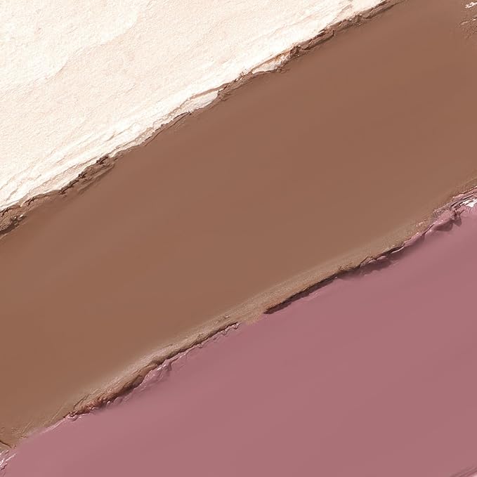 FALOCUTUS 3 Pcs Contour Stick Set,Cream Blush & Highlighter Bronzer Pen,Long Lasting & Smooth Natural Face Contouring.LIGHT-WARM
