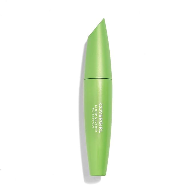 COVERGIRL Clump Crusher Waterproof Mascara, 20X More Volume, Double Sided Brush, Long-Lasting Wear - 830 Black Waterproof (Pack of 1)