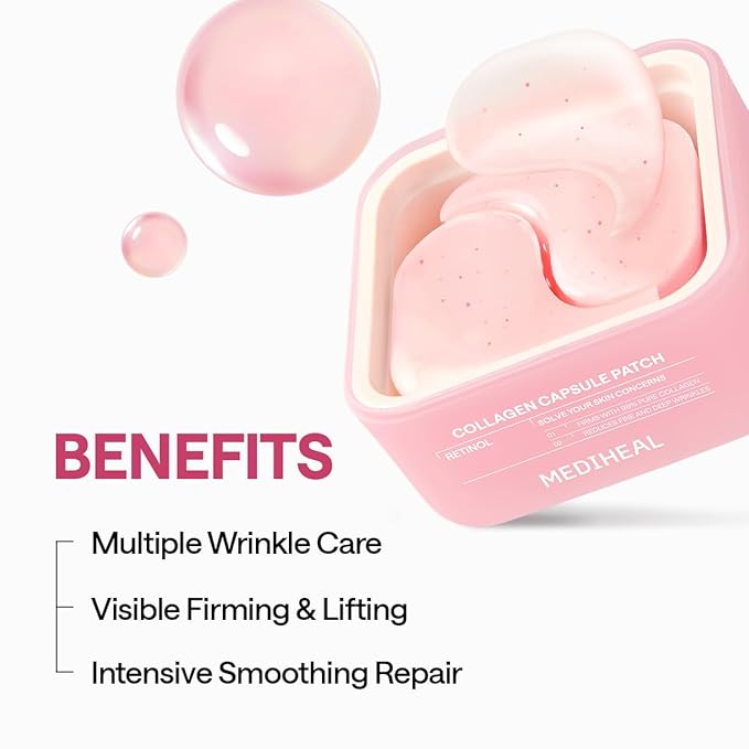 Mediheal Collagen Capsule Patch_Retinol Wrinkle Lifting