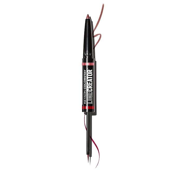 REVLON Liquid Eyeliner & Smoky Kohl Pencil, ColorStay Line Creator Eye Makeup, Waterproof & Transferproof, 153 She's On Fire, 0.004 oz