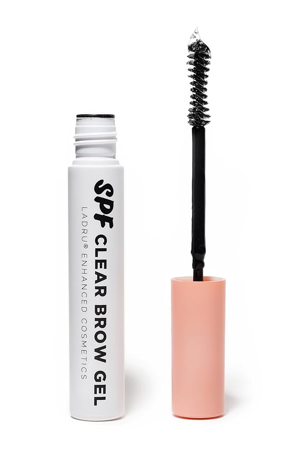Enhanced Cosmetics Original SPF Clear/Transparent Brow Gel Sunscreen MakeUp, Flake Free, Lamination, Lightweight, for up to 24 hour hold
