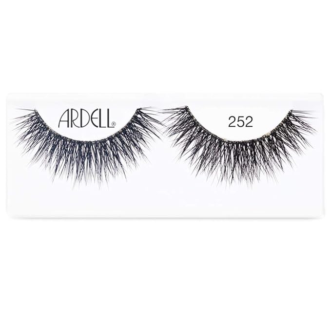 Ardell Mega Volume Lash 252 Multi-Layered False Lashes with Curl Technology, 4 Pairs