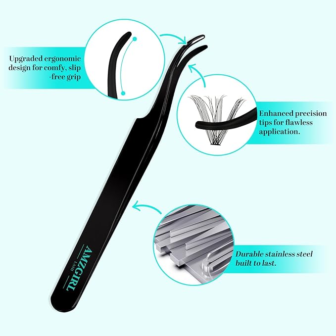 Lash Clusters Kit,DIY Individual Lashes Extension Kit,Lash Bond And Seal,Lash Remover For Eyelashes Extensions,Lash Applicator Tool For False Eyelash Cluster Kit（320PCS, 40D, 9-16mm）