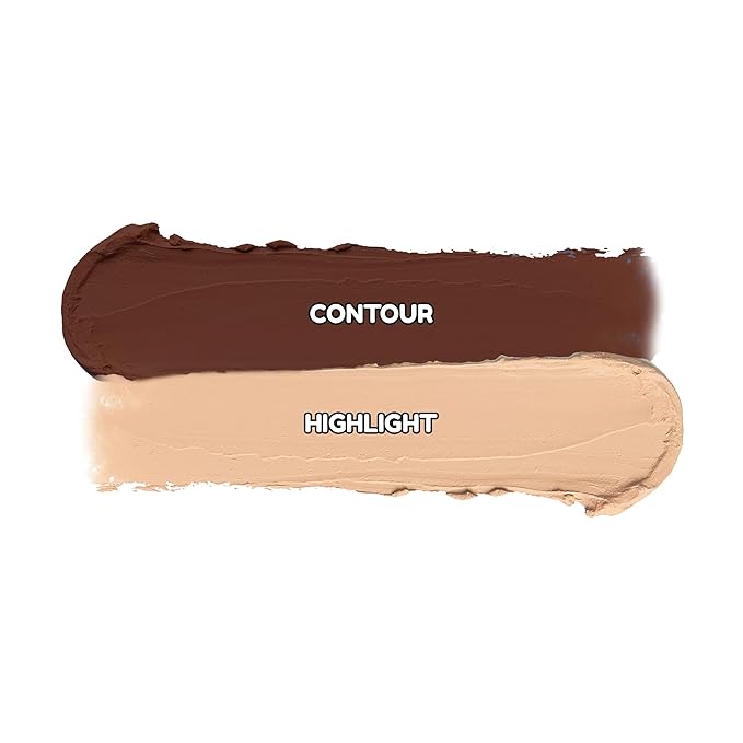 KimChiChic Beauty Effn Sculpt Dual-Ended Highlight & Contour Stick, Creamy & Blendable Formula with Mango Seed Butter, Vitamin E & Sweet Almond Oil, Cruelty-Free, Medium