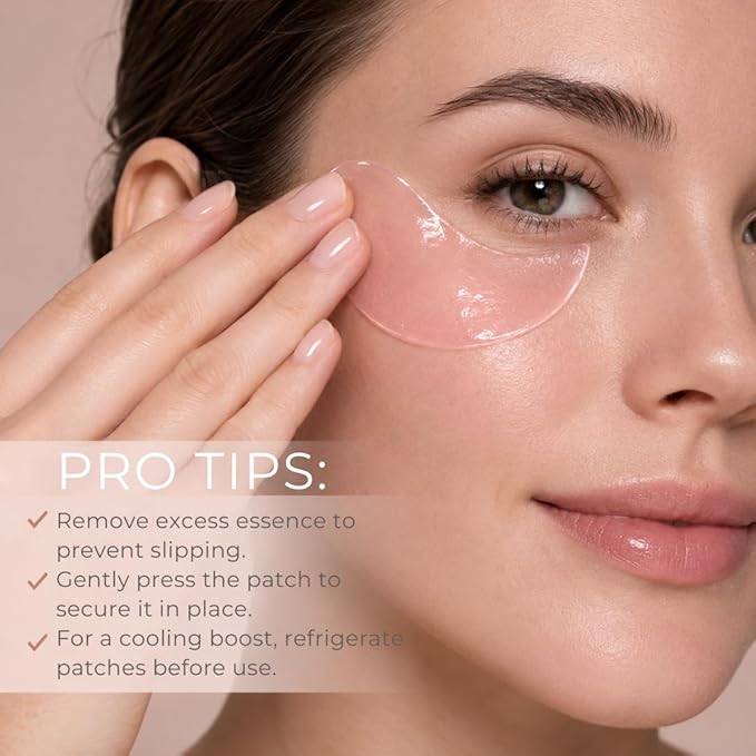 Under Eye Patches for Dark Circles & Puffiness – Collagen, Caffeine & Niacinamide Eye Masks – Hydrating Depuffing Anti-Aging Under Eye Patches for Bags & Fine Lines- 60 ct.