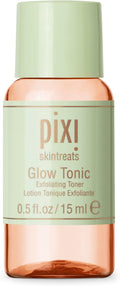 Pixi Glow Tonic Balancing Face Toner Glycolic Acid for Radiant Skin Daily Brightening Toner Sample Size, 15ml/0.5fl.oz