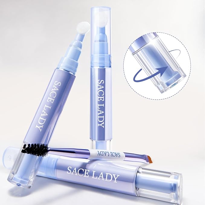 SACE LADY Lift Lock Brow Gel, Glue-Like Hold Clear Eyebrow Gel, With Finger-Like Brush, Long-Last Up To 16 Hours Transparent Eyebrow Glue
