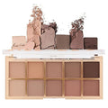 CAKAILA 10 Colors Nude Pink Matte Eyeshadow Palette,Neutral Nude Eye Shadow Palette,Long Lasting Waterproof Travel Size Makeup Pallete,Vegan,Cruelty -free