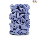 Satin Scrunchies for Women – 8PCS Blue Silk Hair Ties – No Crease, Frizz-Free, Gentle Elastic Hair Bands for Thick & Thin Hair, Soft & Stylish Hair Accessories Gifts