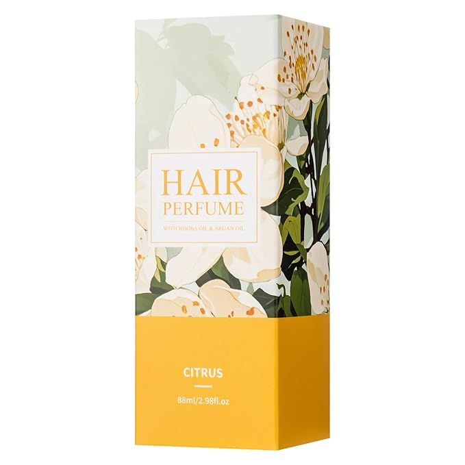 dPois Women’s Floral Hair Perfume Mist Orange Blossom Rose Scented Spray 2 Oz Travel Friendly Long Lasting Fragrance for Everyday Use Orange One Size