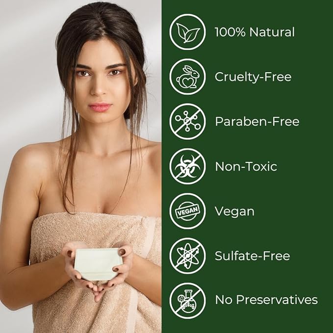Tea Tree Soap – Natural Defense Tea Tree Oil Wash Bar for Face & Body – Remedy Soap for Blemish-Prone Skin – Deeply Cleansing, Hydrating Cleanser for Calm, Fresh-Feeling Skin