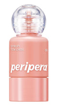 PERIPERA SYRUPY TOK CHEEK 15 Colors, Liquid Blush, Dewy Finish and Hydrates All day, Soft Velvet Texture Face Cheek Tint (08 SYRUP GRAPEFRUIT)