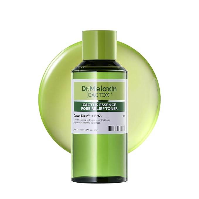 Dr.Melaxin Cactox Cactus Essence Pore Relief Toner 150ml – Hydrating & Soothing Facial Toner for Sensitive Skin, Barrier Care, Gentle Pore Care