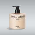Objet Silky Gleam Body Lotion – Botanical Plant Oils & Butters with Niacinamide and Vitamin C&E – Deep Barrier Hydration, 24H Glow and Smooth Firm Skin – Premium Korean Body Care, Naked Cream (450ml)