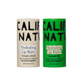 California Naturals Hydrating Lip Balm Duo for Dry Chapped Lips, Petroleum Free, Natural, Cruelty Free, 100% Naturally Derived, Toasted Coconut and Summer Fig, 0.28 oz Each