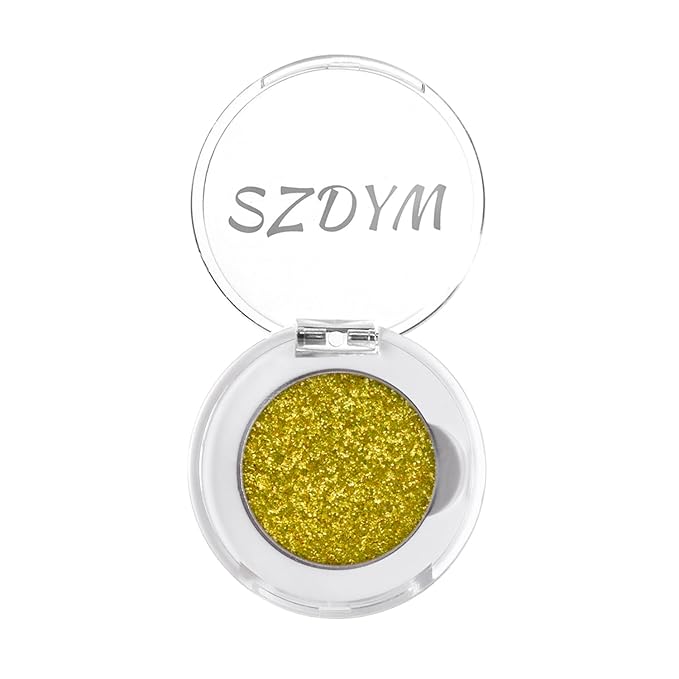 Professional multi-chrome eyeshadow,Handmade and long-lasting chameleon holographic,100% Vegan and Cruelty Free,Super Smooth and Highly Pigmented,Shine special colors (607)