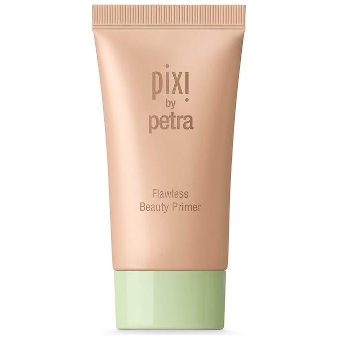 Pixi Beauty Flawless Beauty Primer, Hydrating Glow Face Primer with Vitamin A C and E, Smoothing Makeup Base for a Radiant Lit-From-Within Finish, All Skin Types, 1 fl oz / 30 ml