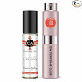 CA Perfume Duo Impression of Code Satin For Women Perfume Layering Set Long Lasting Travel Size EDP + Body Oil Roll-On Bottle 0.27 Fl Oz+0.33 Fl Oz