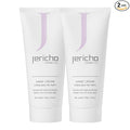 Jericho Cosmetics Hand Cream – Moisturizing & Nourishing with Aloe, Olive Oil & Dead Sea Salts – Hydrating Formula with Witch Hazel & Vitamin E – Non-Greasy, 3.4 oz - 2 Pack