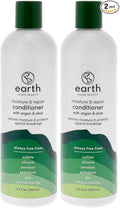 earth Moisture and Repair Conditioner - Hair Conditioner with Argan and Aloe - Sulfate and Paraben Free Conditioner Protects Against Breakage - 12 oz (Pack of 2)