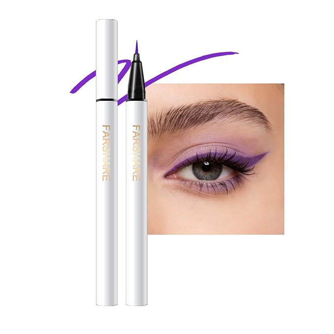 Ultra Fine Liquid Eyeliner Pencils- Slim Felt Tip for Precise Eye Lines, Waterproof, Smudge Proof & Quick-Drying, Winged Liner and Inner Corner. Long Lasting All Day Makeup, Smooth & Lightweight.