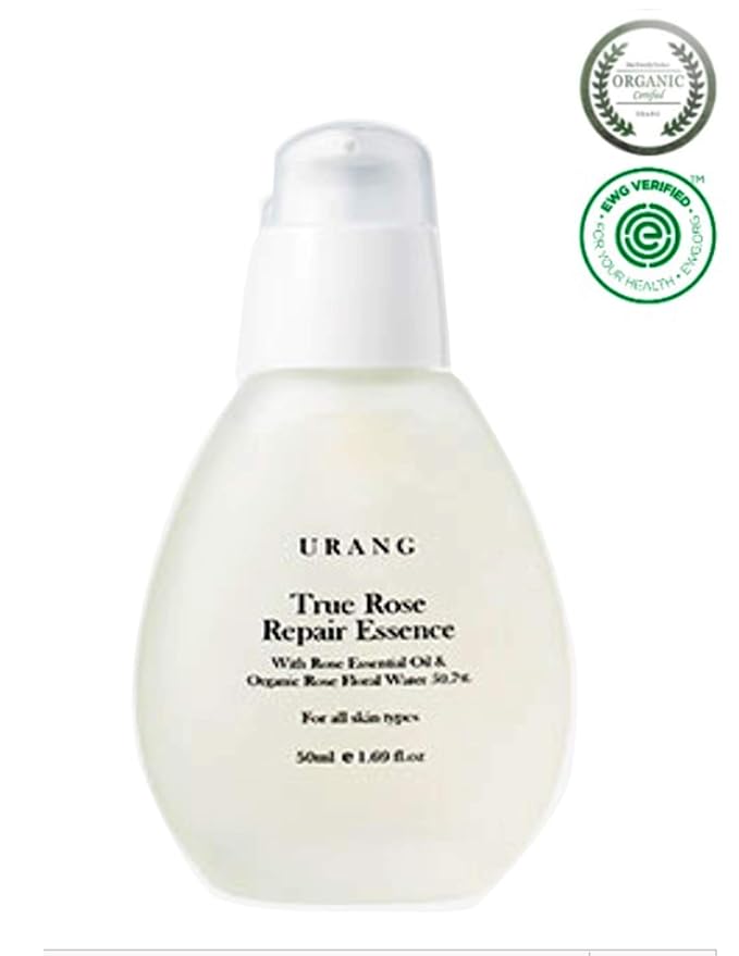 URANG True Rose Repair Essence – Premium K-beauty Deep Healing & Calming Face Moisturizer – Redness Soothing – 1.69 Fl – 100% Natural