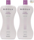 BioSilk Cosmo Farouk Color Therapy Conditioner, White, 34 oz (Pack of 2)