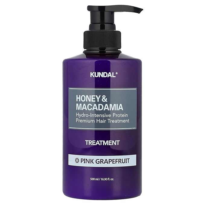 KUNDAL Honey&Macadamia Hydro-Intensive Protein Premium Nature Hair Treatment(Pink Grapefruit) 500ml