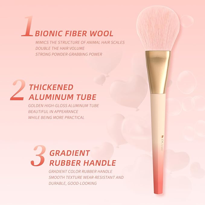 DUcare Makeup Brushes 14Pcs Makeup Brush Set Premium Synthetic Kabuki Foundation Blending Face Powder Blush Concealers Eye Shadows Brushes