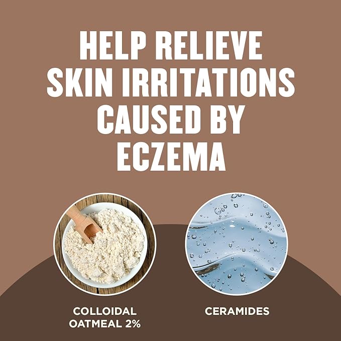 Gold Bond Medicated Eczema Relief Skin Protectant Cream, 8 oz., Gold Bond Lotion With 2% Colloidal Oatmeal
