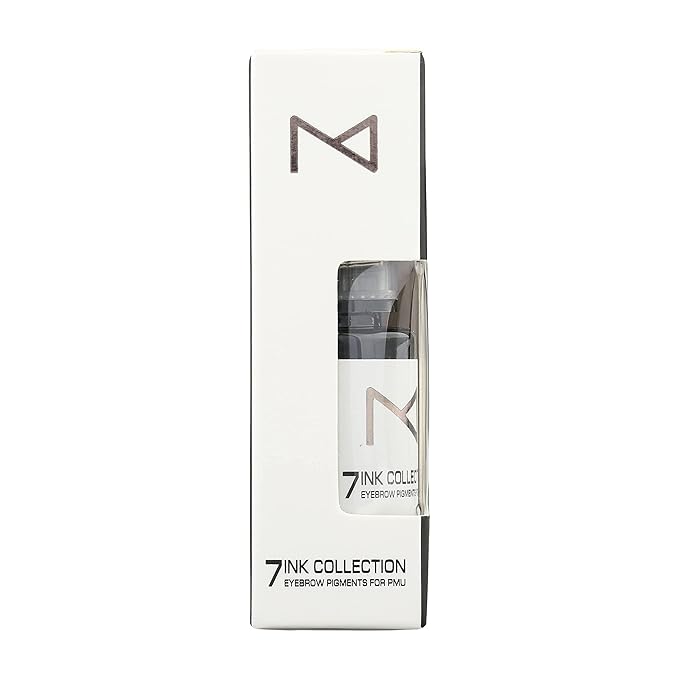 M - 7Ink Seven Colors Liquid Pigment Ink for Eyebrow Tattoo - Permanent Makeup Microblading Supplies Kit - Machine Use - Microshading - No Mixing Professionals Only -10ml (Single, Blonde)