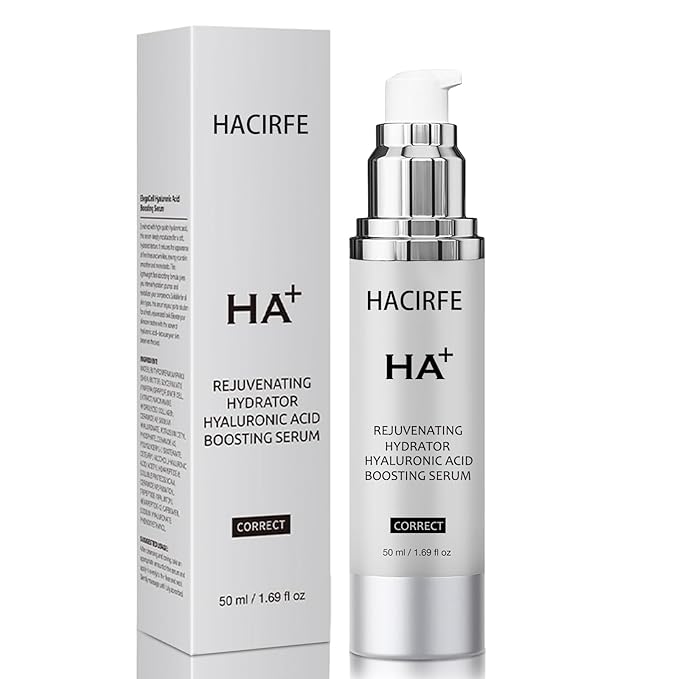 HA Rejuvenating Hydrator Hyaluronic Acid Serum for Face, Deep Hydrating Serum Made with Niacinamide and Ceramides