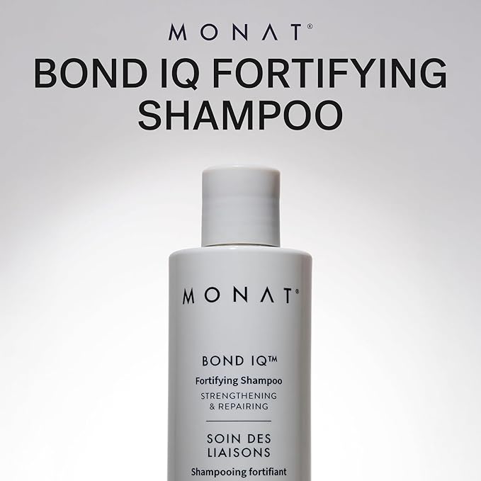 MONAT BOND IQ™ Fortifying Shampoo – Strengthening & Repairing Cleanser with Biomimetic Peptide Technology, Lupin Protein & Baobab Extract for Smoother, Shinier, Stronger Hair - 237 ml / 8 fl.