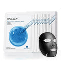 Soothing Face Sheet Mask (10 Sheets), Anti-Aging, Detoxifying & Moisturizing Face Mask for Sensitive Skin with Centella Asiatica, Vitamin B5, Glass Skin Face Mask for after Microneedling