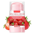 Grospe 42% Urea Cream Moisturizer plus Strawberry for Dry Cracked Feet Knees Elbows Hands Hydrates & Nourish Foot Care for Softens Exfoliates Dead Skin Smoothing Skin, 1.41Oz