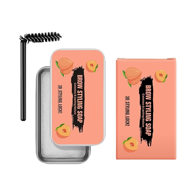 Clear And Transparent Brow Styling Soap Natural Looking Long Lasting And Easy To Use For Perfectly Proportioned Brows X Candy (Pink, One Size)