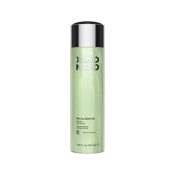 XMONDO Hair Recalibrate Bond Repair Shampoo | Vegan Formula with Bond Builder, Maracuja Oil, and Hyaluronic Acid to Restore, Strengthen, and Revitalize Dry Damaged Hair, 8 Fl Oz 1-Pack