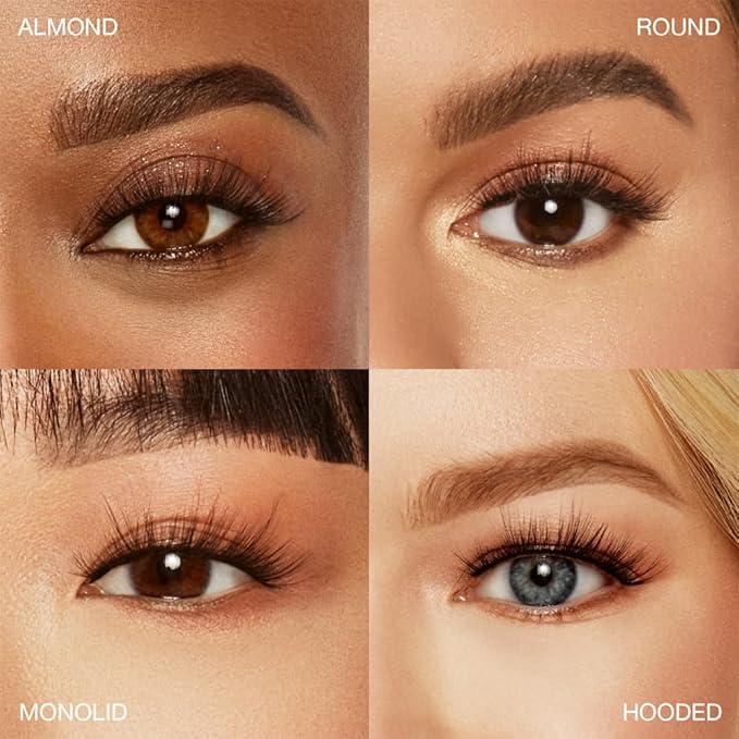 Ardell Doll Look Lashes Babs – Fluffy Cluster False Eyelashes with Full Curls, Dramatic Volume Strip Lashes for Glam Eye Makeup, 4 Pack