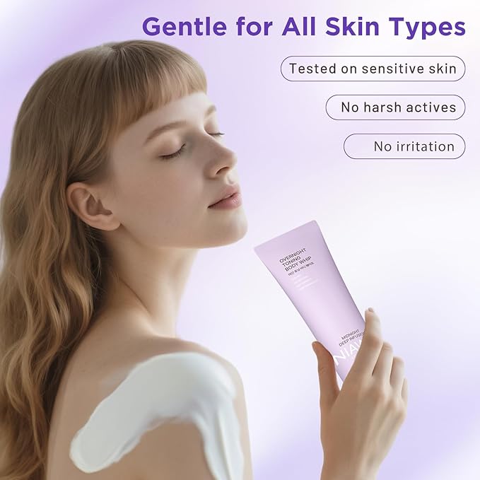 Overnight Toning Body Whip for Loose Skin & Cellulite – Firming and Tightening Body Cream for Arms, Thighs & Belly, Hydrating Anti-Wrinkle Moisturizer | Targets Crepey Skin While You Sleep
